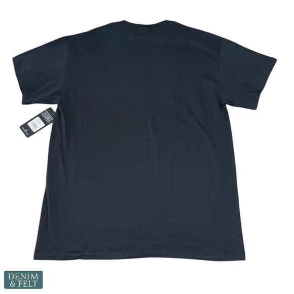 True Religion HS Logo Graphic Black Short Sleeve Crewneck Tee Shirt Size L NEW - Picture 2 of 6